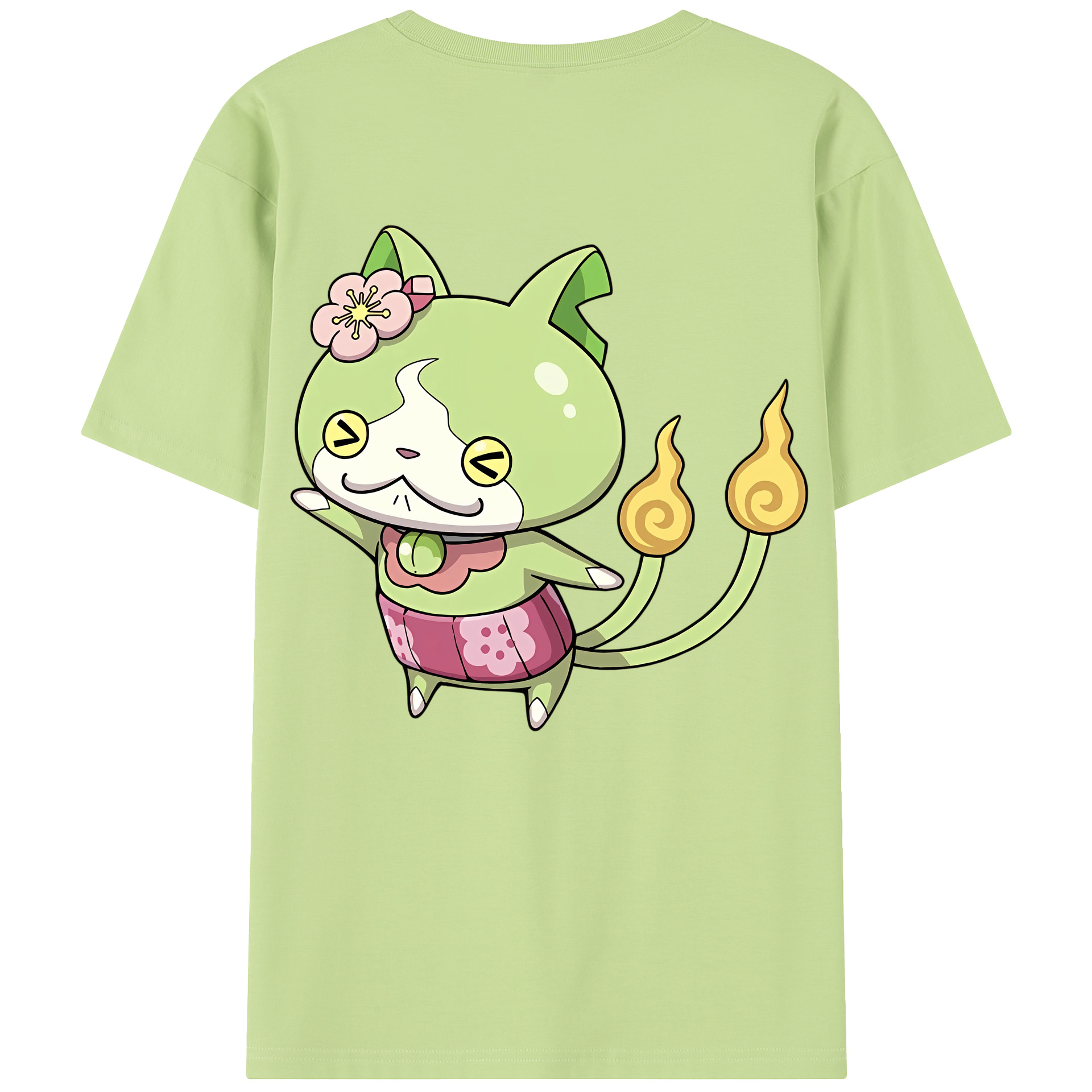 （画像用） 妖怪ウォッチ Yo-kai Watch 綿100％半袖Tシャツ（背面プリント）